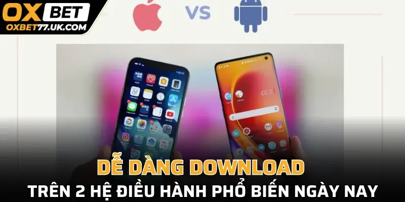 Dễ dàng download trên 2 hệ điều hành phổ biến ngày nay