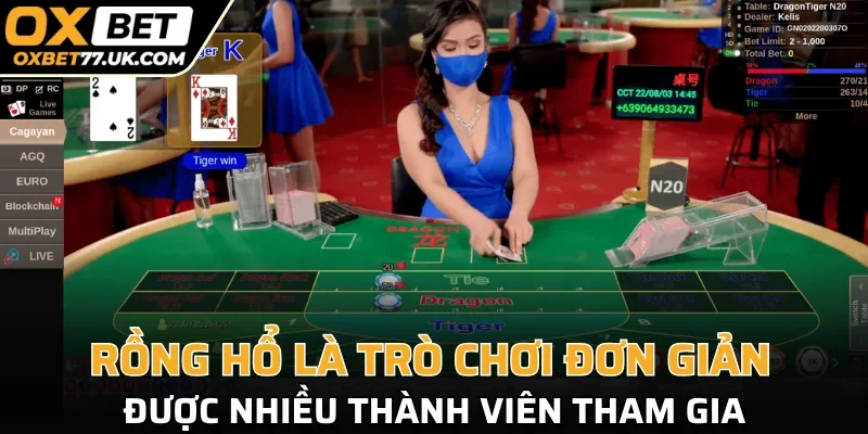 Rồng hổ là trò chơi đơn giản được nhiều thành viên tham gia